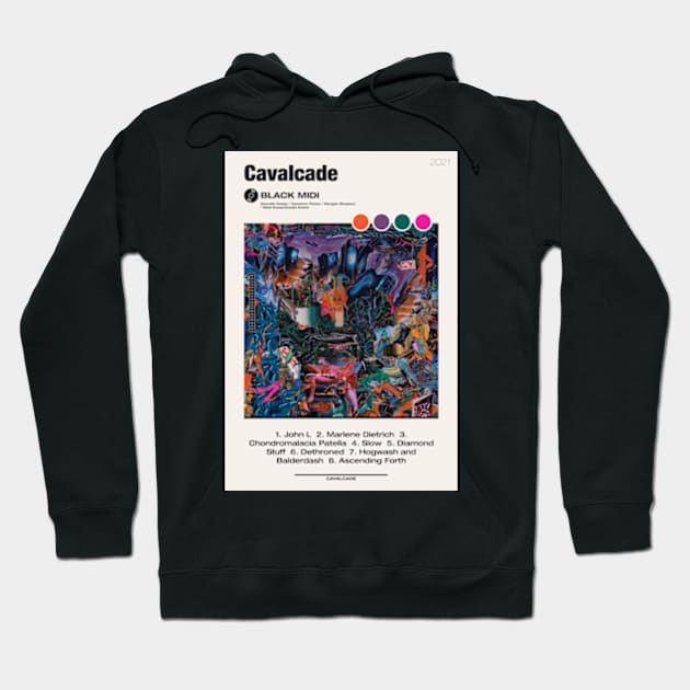 Black Midi ✅ Cavalcade tracklist Hoodie by reyboot